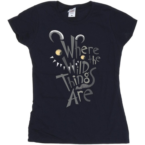Abbigliamento Donna T-shirts a maniche lunghe Where The Wild Things Are BI46713 Blu