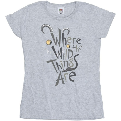 Abbigliamento Donna T-shirts a maniche lunghe Where The Wild Things Are BI46713 Grigio