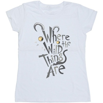 Abbigliamento Donna T-shirts a maniche lunghe Where The Wild Things Are BI46713 Bianco