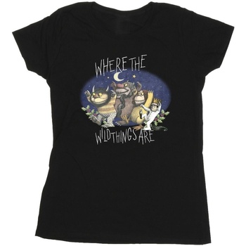Abbigliamento Donna T-shirts a maniche lunghe Where The Wild Things Are BI46721 Nero