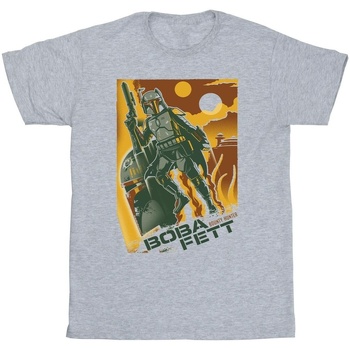 Image of T-shirts a maniche lunghe Disney Boba Fett Collage