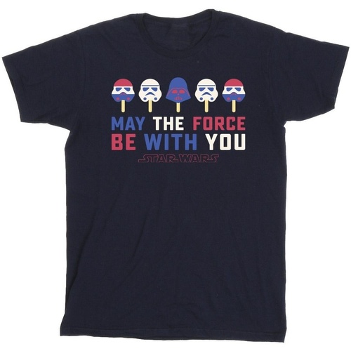 Abbigliamento Uomo T-shirts a maniche lunghe Star Wars: A New Hope BI46774 Blu