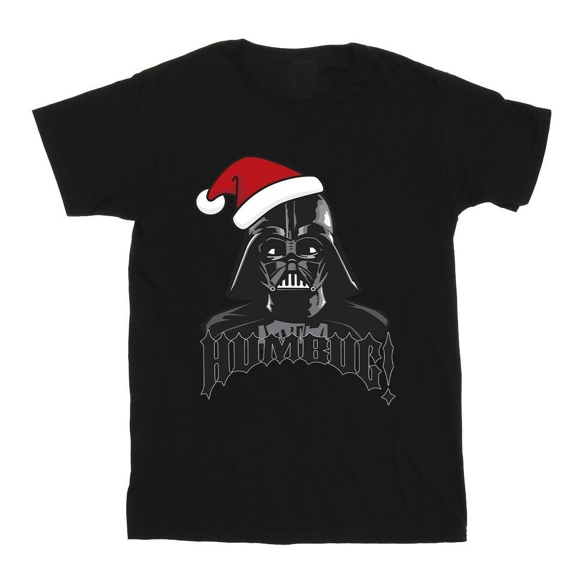 Abbigliamento Uomo T-shirts a maniche lunghe Disney Episode IV: A New Hope Darth Vader Humbug Nero