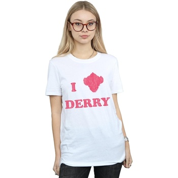 Abbigliamento Donna T-shirts a maniche lunghe It Chapter 2 Derry Clown Bianco
