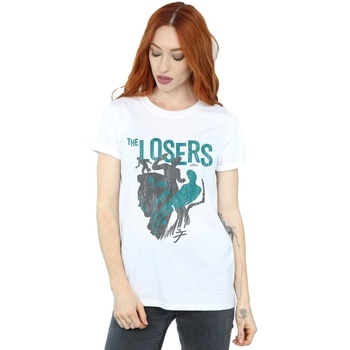 Abbigliamento Donna T-shirts a maniche lunghe It Chapter 2 The Losers Shadows Bianco