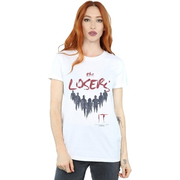 Abbigliamento Donna T-shirts a maniche lunghe It Chapter 2 The Losers Group Bianco