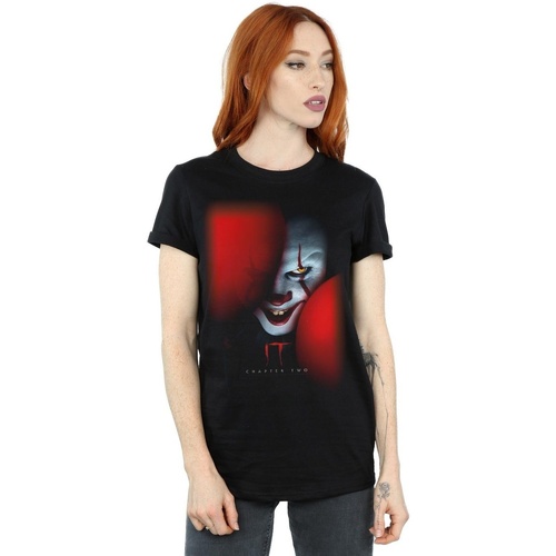 Abbigliamento Donna T-shirts a maniche lunghe It Chapter 2 Pennywise Behind The Balloons Nero