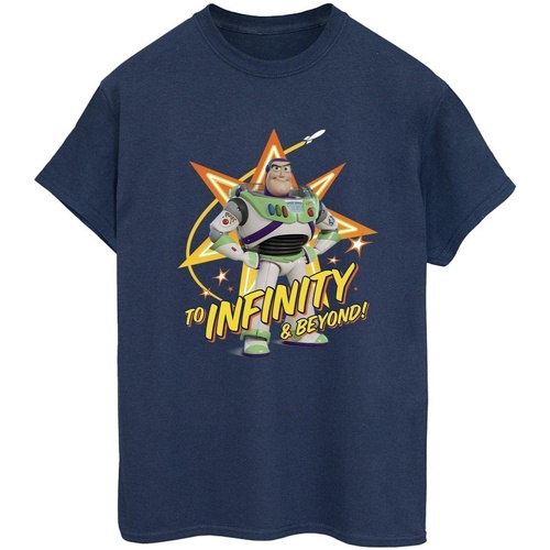 Abbigliamento Donna T-shirts a maniche lunghe Disney Toy Story Buzz To Infinity Blu