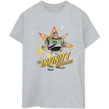 Abbigliamento Donna T-shirts a maniche lunghe Disney Toy Story Buzz To Infinity Grigio