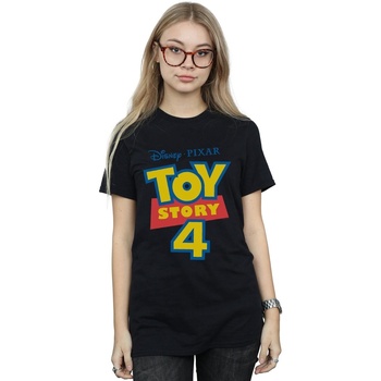 Abbigliamento Donna T-shirts a maniche lunghe Disney Toy Story 4 Logo Nero