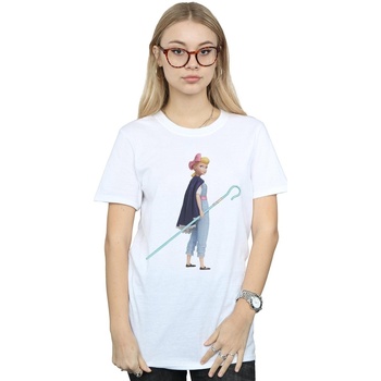 Abbigliamento Donna T-shirts a maniche lunghe Disney Toy Story 4 Little Bo Peep Bianco