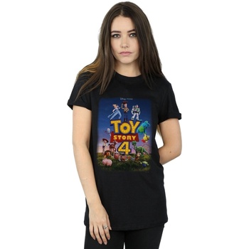 Abbigliamento Donna T-shirts a maniche lunghe Disney Toy Story 4 Poster Art Nero