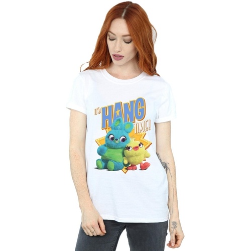Abbigliamento Donna T-shirts a maniche lunghe Disney Toy Story 4 It's Hang Time Bianco