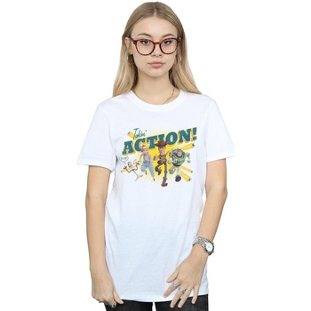 Abbigliamento Donna T-shirts a maniche lunghe Disney Toy Story 4 Takin' Action Bianco