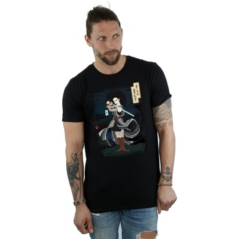 Abbigliamento Uomo T-shirts a maniche lunghe Disney The Last Jedi Japanese Rey Nero