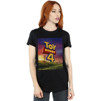 Abbigliamento Donna T-shirts a maniche lunghe Disney Toy Story 4 We Are Back Nero