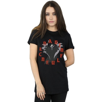 Abbigliamento Donna T-shirts a maniche lunghe Disney Maleficent Bad Influence Nero