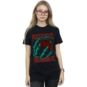 Abbigliamento Donna T-shirts a maniche lunghe Disney Evil Queen Poisonous Nero