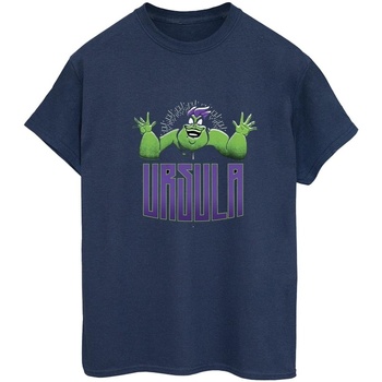 Abbigliamento Donna T-shirts a maniche lunghe Disney Villains Ursula Green Blu