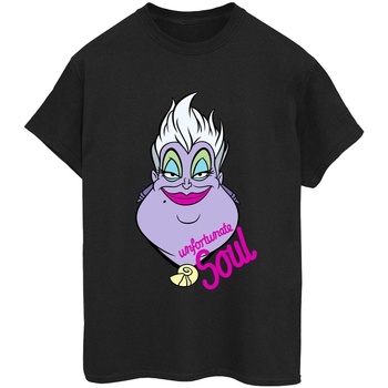 Abbigliamento Donna T-shirts a maniche lunghe Disney Villains Ursula Unfortunate Soul Nero