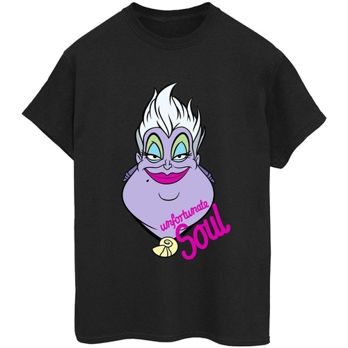 Abbigliamento Donna T-shirts a maniche lunghe Disney Villains Ursula Unfortunate Soul Nero