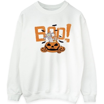 Abbigliamento Uomo Felpe Tom & Jerry Halloween Boo! Bianco