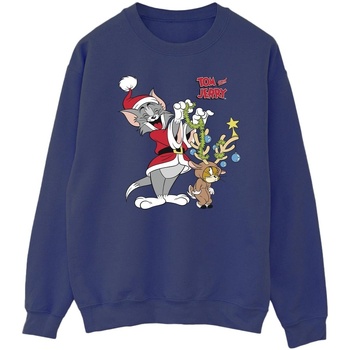 Abbigliamento Uomo Felpe Tom & Jerry Christmas Reindeer Blu