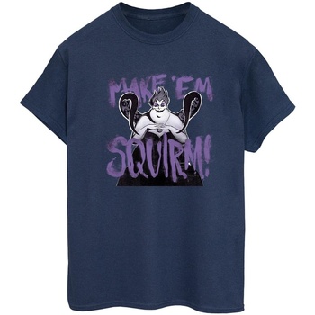 Abbigliamento Donna T-shirts a maniche lunghe Disney Villains Ursula Purple Blu
