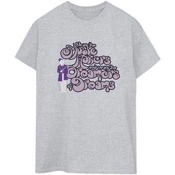 Abbigliamento Donna T-shirts a maniche lunghe Willy Wonka Dreamers Text Grigio
