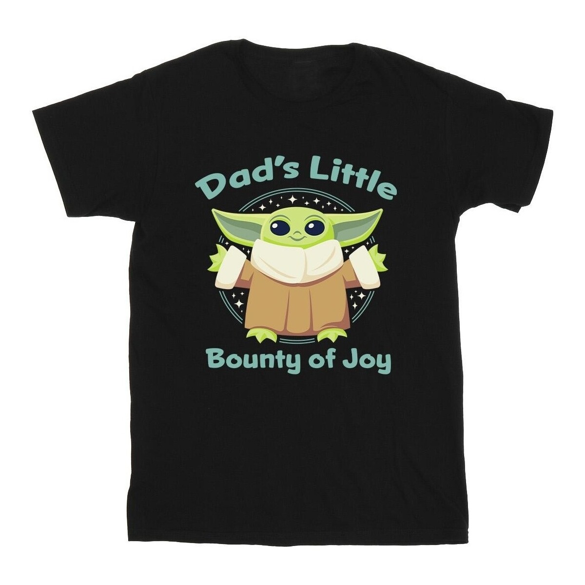 Abbigliamento Uomo T-shirts a maniche lunghe Disney The Mandalorian Bounty Of Joy Nero