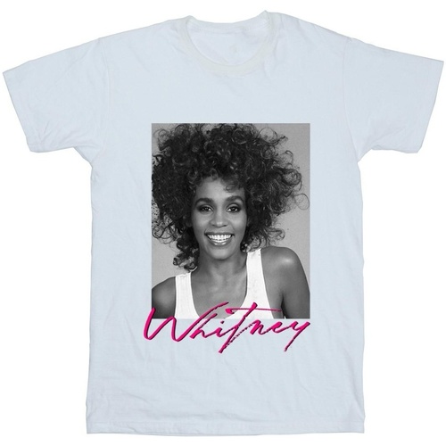 Abbigliamento Donna T-shirts a maniche lunghe Whitney Houston BI47387 Bianco