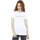 Abbigliamento Donna T-shirts a maniche lunghe Disney Winnie The Pooh Tigger Line Bianco