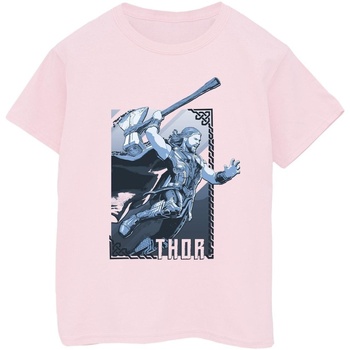 Abbigliamento Bambino T-shirt maniche corte Marvel Thor Love And Thunder Attack Rosso