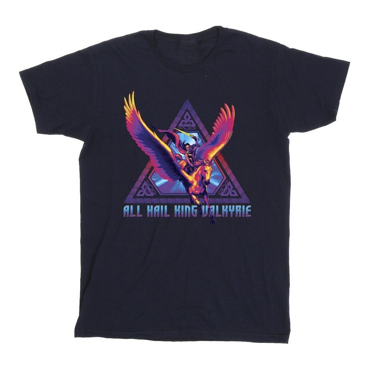 Abbigliamento Bambino T-shirt maniche corte Marvel Thor Love And Thunder Valkyrie Blu