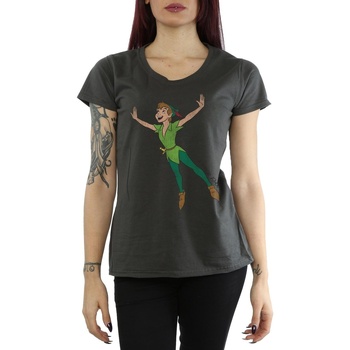 Abbigliamento Donna T-shirts a maniche lunghe Disney Classic Flying Peter Pan Multicolore