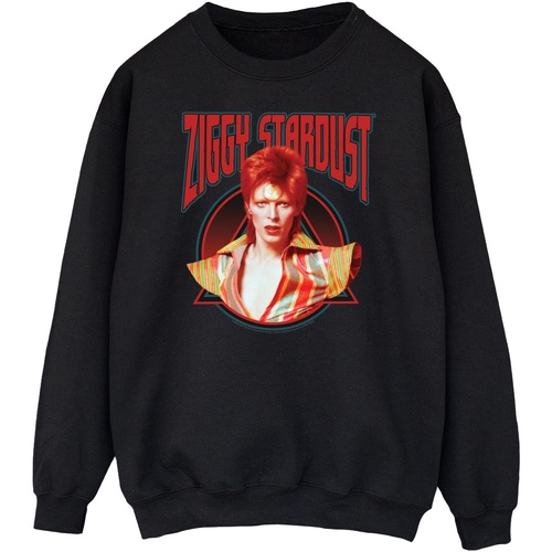 Abbigliamento Donna Felpe David Bowie Ziggy Stardust Nero