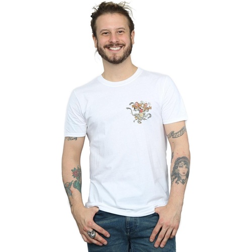 Abbigliamento Uomo T-shirts a maniche lunghe Dessins Animés Frankenstein Jerry Bianco