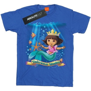 Abbigliamento Bambina T-shirts a maniche lunghe Dora The Explorer Underwater Wonders Blu