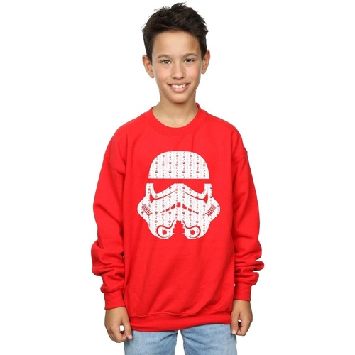 Abbigliamento Bambino Felpe Disney Christmas Stormtrooper Helmet Rosso