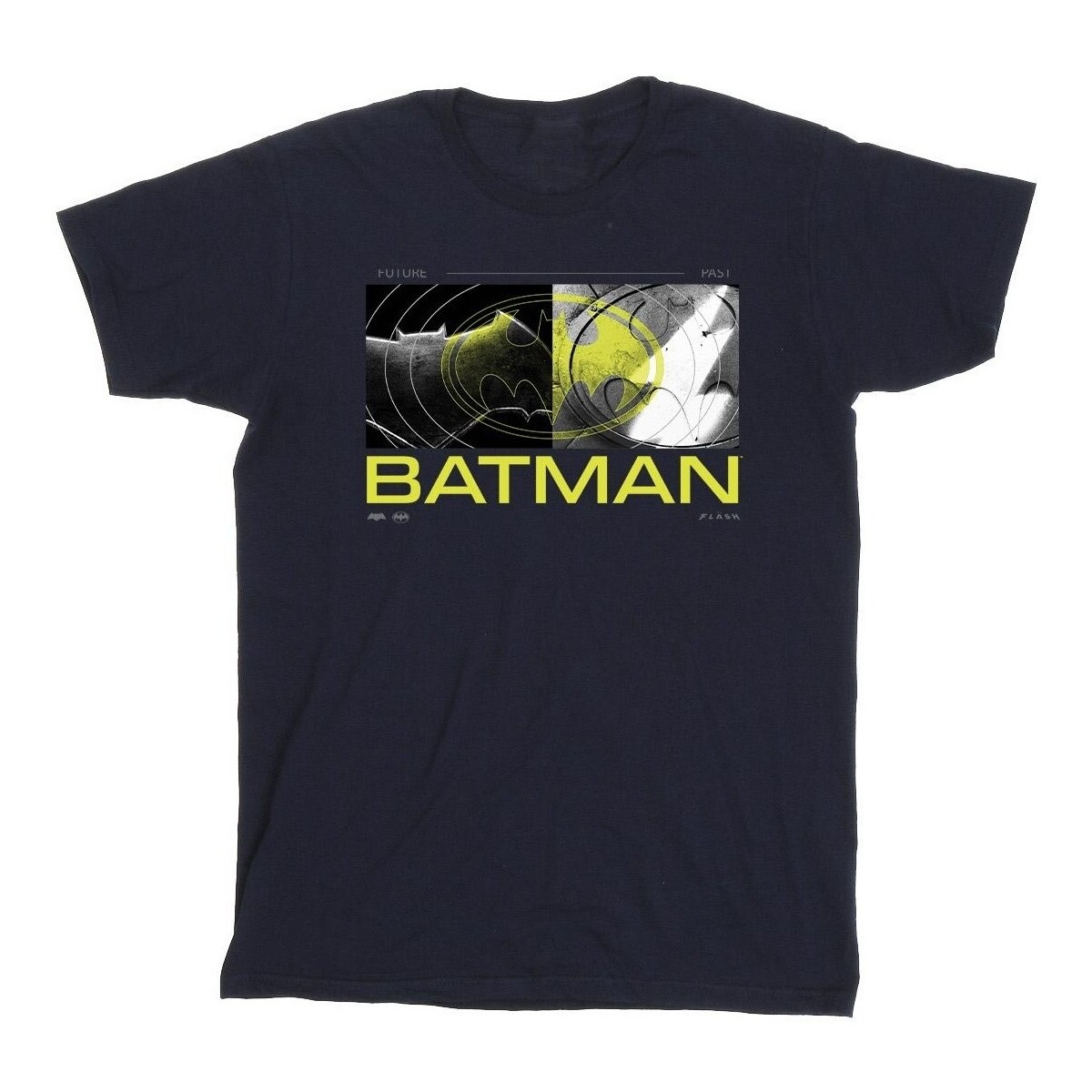 Abbigliamento Uomo T-shirts a maniche lunghe Dc Comics The Flash Batman Future To Past Blu