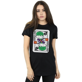 Image of T-shirts a maniche lunghe Dc Comics Chibi Joker Playing Card