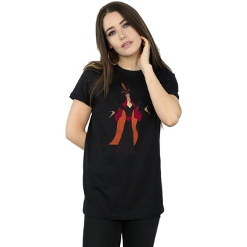 Abbigliamento Donna T-shirts a maniche lunghe Disney Aladdin Classic Jafar Nero