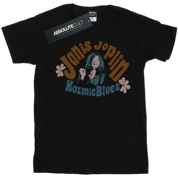 Abbigliamento Bambina T-shirts a maniche lunghe Janis Joplin Kozmic Blues Nero