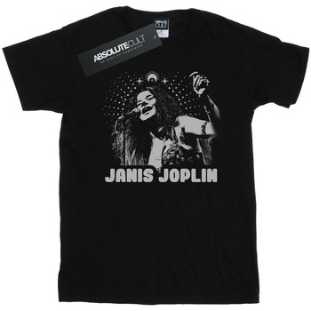 Abbigliamento Bambina T-shirts a maniche lunghe Janis Joplin Spiritual Mono Nero
