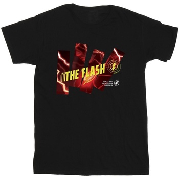 Abbigliamento Uomo T-shirts a maniche lunghe Dc Comics The Flash Pillars Nero