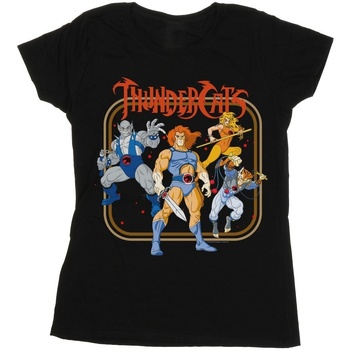 Abbigliamento Donna T-shirts a maniche lunghe Thundercats Group Frame Nero