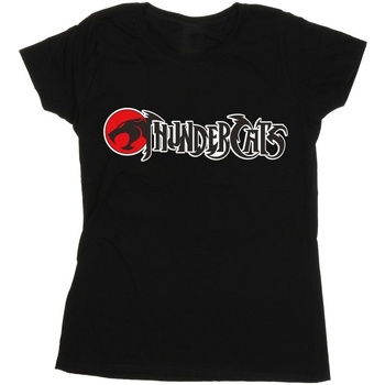 Abbigliamento Donna T-shirts a maniche lunghe Thundercats Classic Logo Nero