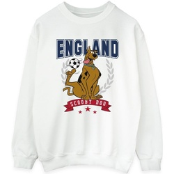 Abbigliamento Donna Felpe Scooby Doo England Football Bianco