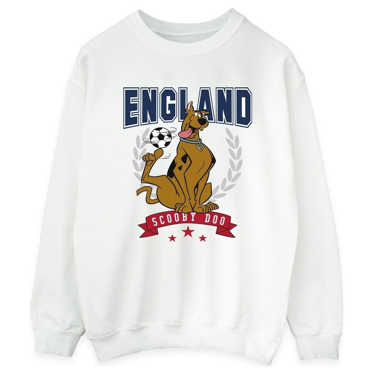 Abbigliamento Donna Felpe Scooby Doo England Football Bianco