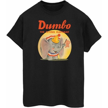 Abbigliamento Donna T-shirts a maniche lunghe Disney Dumbo Flying Elephant Nero